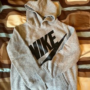 Gray Nike hoodie